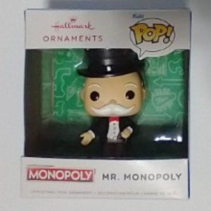 Hallmark Funko Pop! Hasbro Mr. Monopoly Christmas Ornament Walmart‎ 3HCM1024 NIB